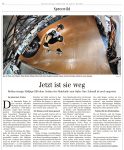 Die Berliner Zeitung schreibt: Jetzt ist sie weg